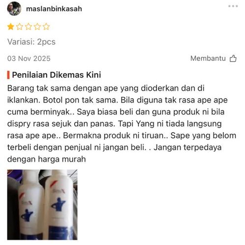 Review produk meragukan 3